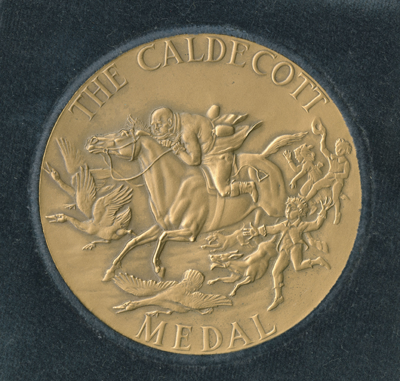 Caldecott medal back