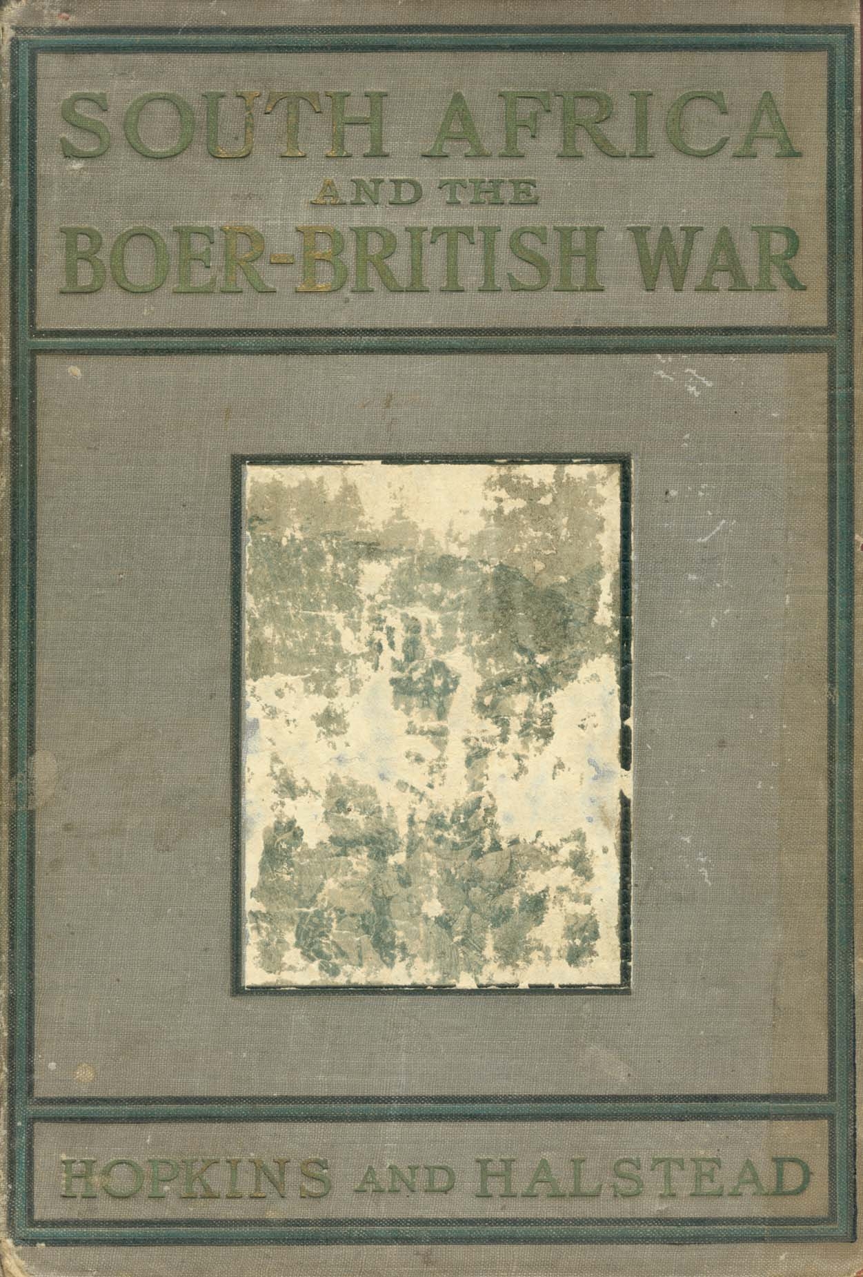 Back cover of Sout Africa and the Boer War.