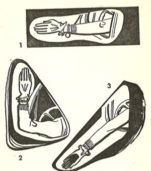 Four pews of differing styles